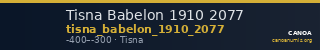 Tisna Babelon 1910 2077 — CANOA