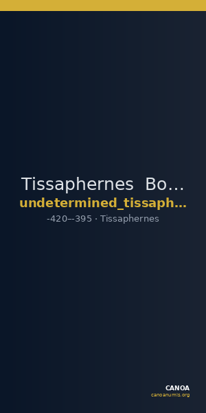 Tissaphernes  Bodzek 2011 Pl. x. 17 — CANOA