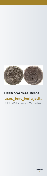 Tissaphernes Iasos BMC Ionia p. 325, no. 13 — CANOA