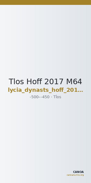 Tlos Hoff 2017 M64 — CANOA