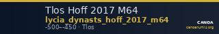 Tlos Hoff 2017 M64 — CANOA