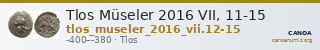 Tlos Müseler 2016 VII, 11-15 — CANOA