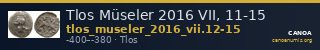 Tlos Müseler 2016 VII, 11-15 — CANOA
