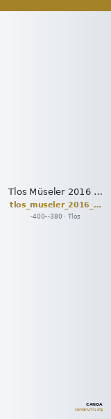 Tlos Müseler 2016 VII, 6-8 — CANOA