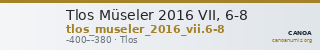 Tlos Müseler 2016 VII, 6-8 — CANOA