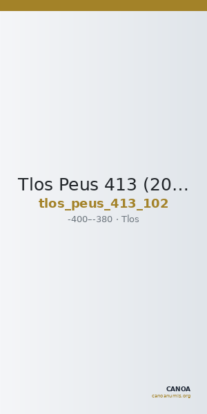 Tlos Peus 413 (2014) 102 — CANOA