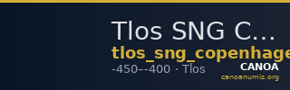 Tlos SNG Copenhagen 16 — CANOA