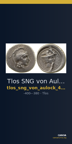 Tlos SNG von Aulock 4194 — CANOA