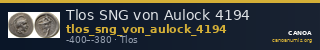 Tlos SNG von Aulock 4194 — CANOA