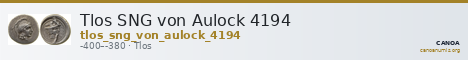 Tlos SNG von Aulock 4194 — CANOA