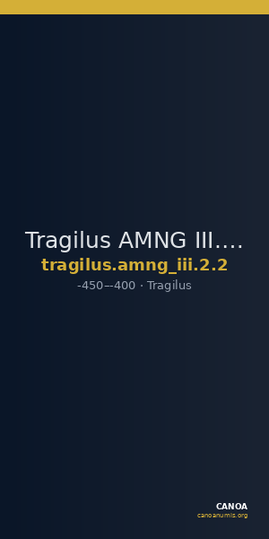 Tragilus AMNG III.2 2 — CANOA