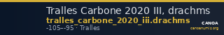 Tralles Carbone 2020 III, drachms — CANOA
