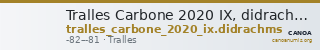 Tralles Carbone 2020 IX, didrachms — CANOA