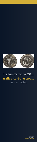 Tralles Carbone 2020 IX, drachms — CANOA