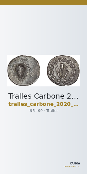 Tralles Carbone 2020 VI, drachms — CANOA