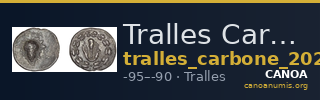 Tralles Carbone 2020 VI, drachms — CANOA