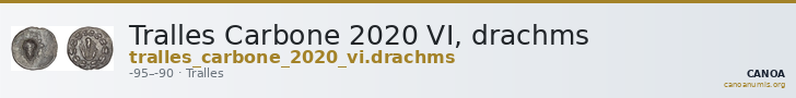 Tralles Carbone 2020 VI, drachms — CANOA