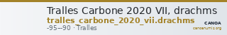 Tralles Carbone 2020 VII, drachms — CANOA
