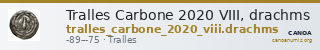 Tralles Carbone 2020 VIII, drachms — CANOA