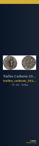 Tralles Carbone 2020 XIII, drachms — CANOA