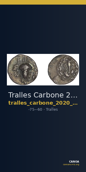 Tralles Carbone 2020 XIII, drachms — CANOA