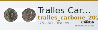 Tralles Carbone 2020 XIII, drachms — CANOA