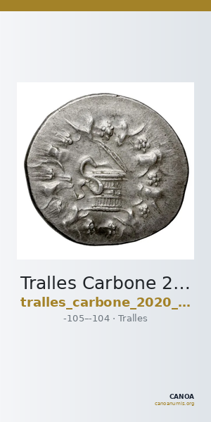 Tralles Carbone 2020 XIV, tetradrachms — CANOA