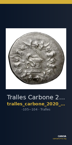 Tralles Carbone 2020 XIV, tetradrachms — CANOA