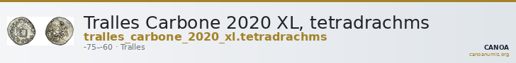 Tralles Carbone 2020 XL, tetradrachms — CANOA