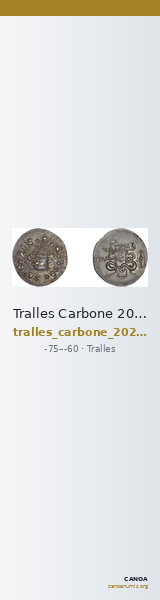 Tralles Carbone 2020 XLI, tetradrachms — CANOA