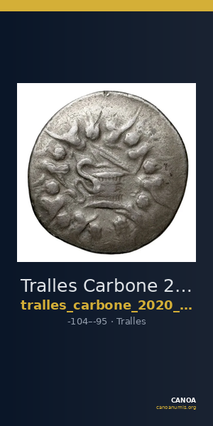 Tralles Carbone 2020 XV, tetradrachms — CANOA