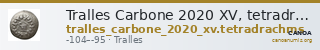 Tralles Carbone 2020 XV, tetradrachms — CANOA