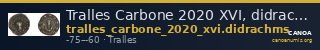 Tralles Carbone 2020 XVI, didrachms — CANOA