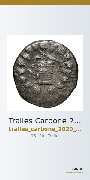 Tralles Carbone 2020 XXIV, tetradrachms — CANOA
