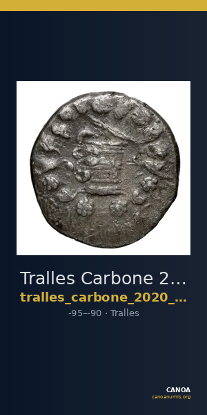 Tralles Carbone 2020 XXIV, tetradrachms — CANOA