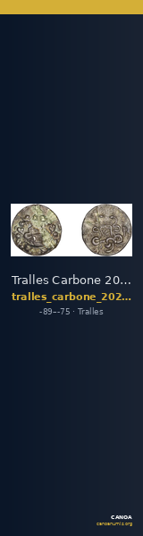 Tralles Carbone 2020 XXIX, tetradrachms — CANOA