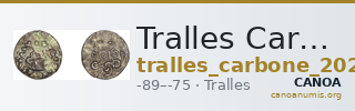 Tralles Carbone 2020 XXIX, tetradrachms — CANOA