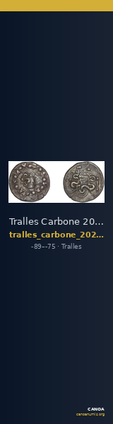 Tralles Carbone 2020 XXVIII, tetradrachms — CANOA