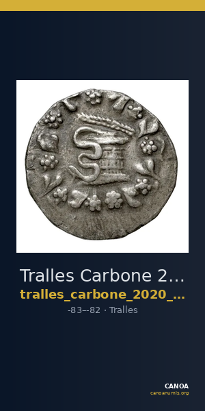 Tralles Carbone 2020 XXXIV, tetradrachms — CANOA