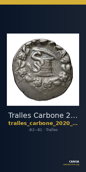 Tralles Carbone 2020 XXXV, tetradrachms — CANOA