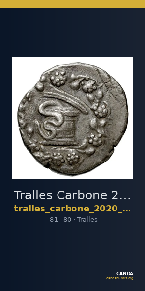 Tralles Carbone 2020 XXXVI, tetradrachms — CANOA