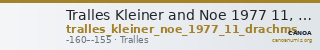 Tralles Kleiner and Noe 1977 11, drachms — CANOA