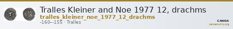 Tralles Kleiner and Noe 1977 12, drachms — CANOA