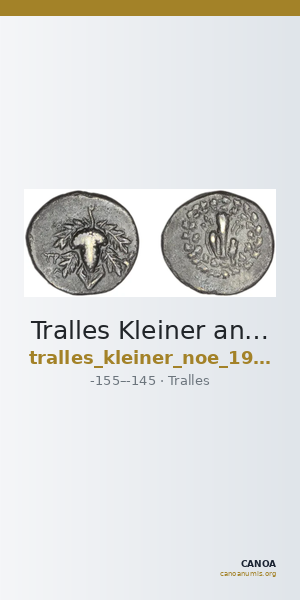 Tralles Kleiner and Noe 1977 16, drachms — CANOA
