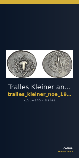 Tralles Kleiner and Noe 1977 16, drachms — CANOA