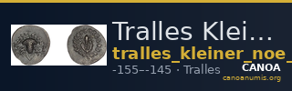 Tralles Kleiner and Noe 1977 35, didrachms — CANOA