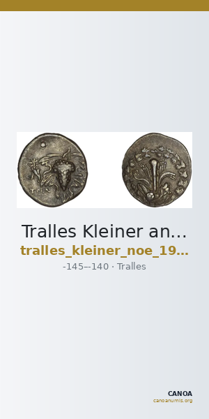 Tralles Kleiner and Noe 1977 36, didrachms — CANOA
