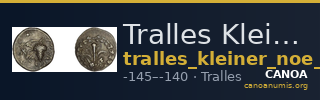 Tralles Kleiner and Noe 1977 36, didrachms — CANOA