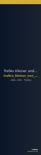 Tralles Kleiner and Noe 1977 8, drachms — CANOA