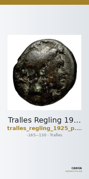 Tralles Regling 1925 pp. 265-7 — CANOA